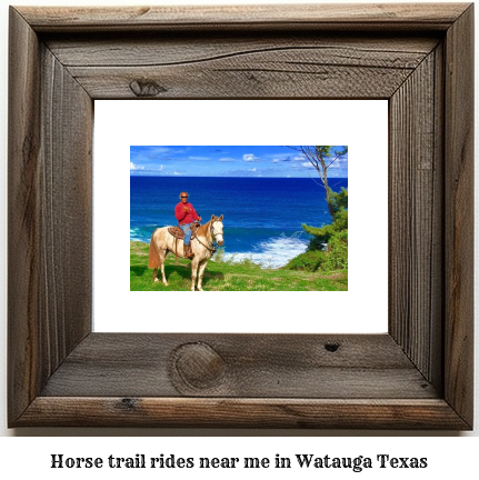 horse trail rides near me in Watauga, Texas